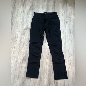 Prana Black Straight Leg Pants